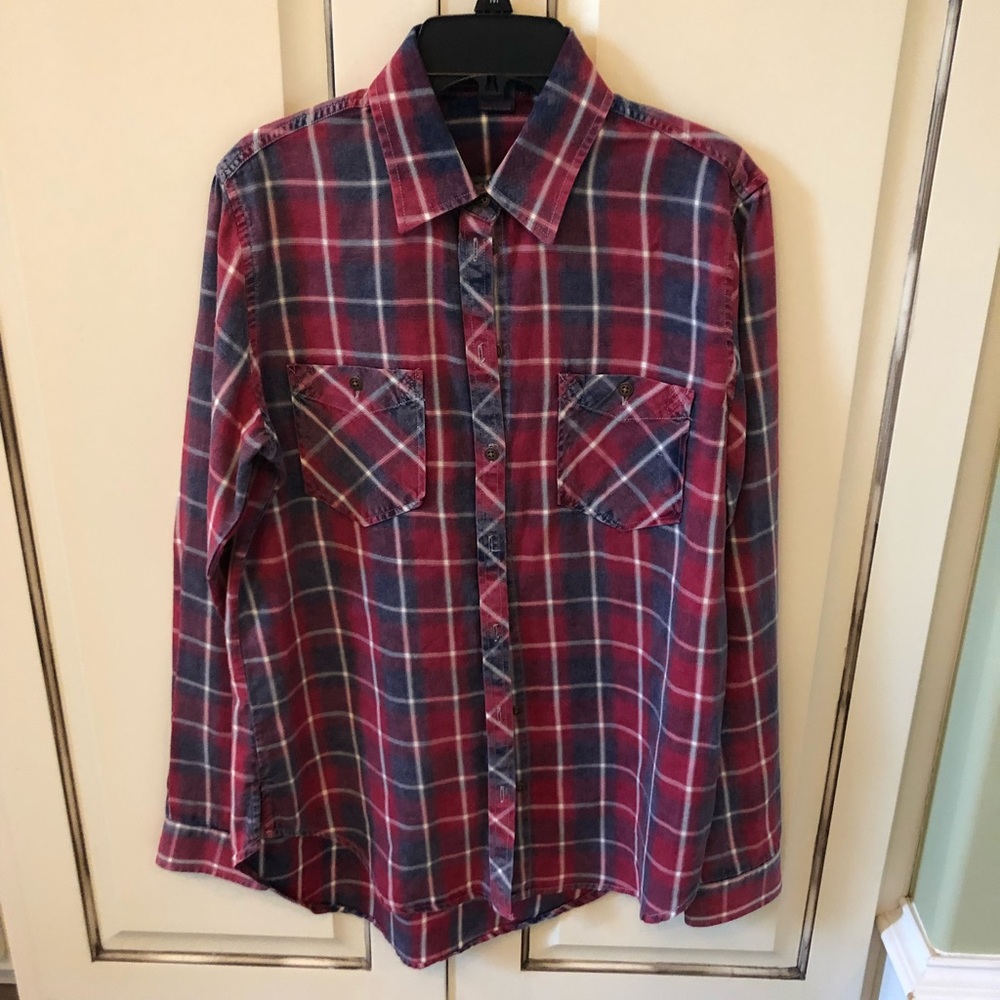 Rock & Roll Cowgirl western plaid shirt  XS